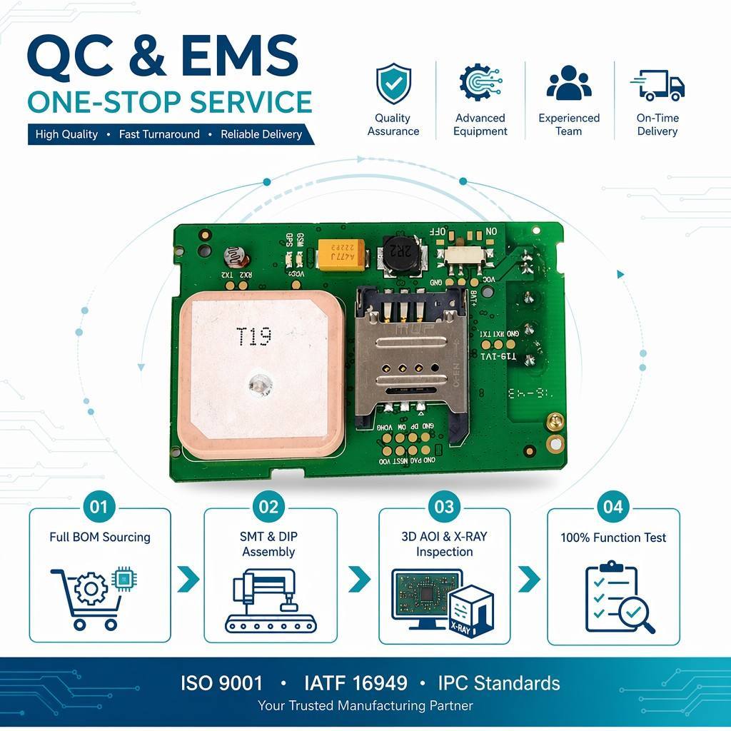Tier 1 One-Stop Service PCBA Factory Manufacturer Mini Vehicle GPS Tracker Turnkey PCB Assembly ISO9001 Certified FR4 Material,XLX Electronics,Tier 1 One-Stop Service PCBA Factory Manufacturer Mini Vehicle GPS Tracker Turnkey PCB Assembly ISO9001 Certified FR4 Material