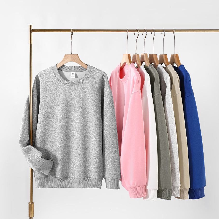 300g cotton milk silk round neck hoodie,MY SHOP,300g cotton milk silk round neck hoodie