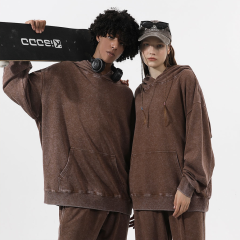 350g washed old stir fried snowflake hooded sweatshirt,MY SHOP,350g washed old stir fried snowflake hooded sweatshirt