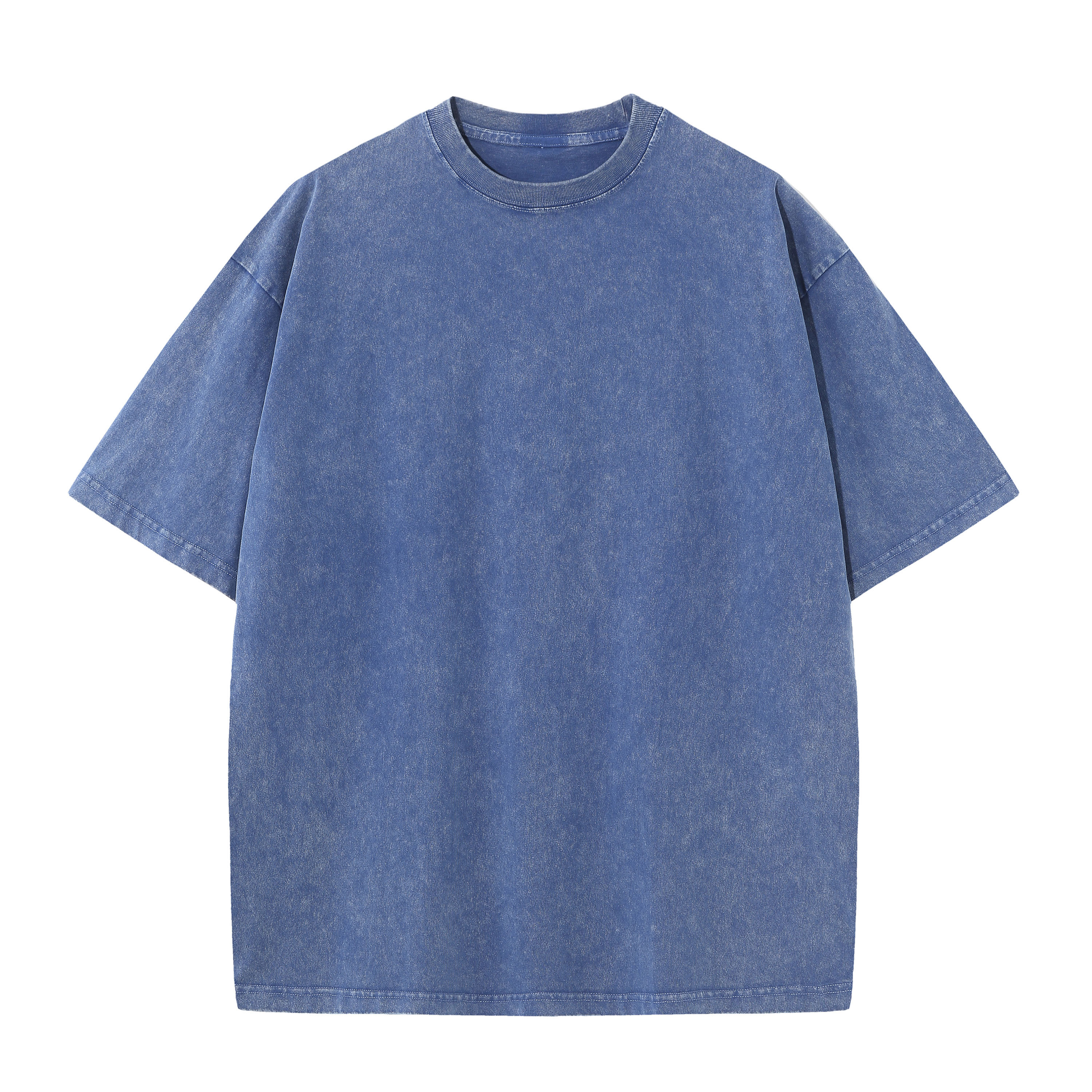 230g washed old stir fried snowflake pure cotton T-shirt,MY SHOP,230g washed old stir fried snowflake pure cotton T-shirt