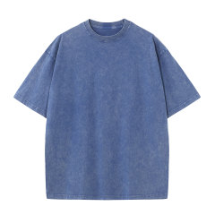 230g washed old stir fried snowflake pure cotton T-shirt,MY SHOP,230g washed old stir fried snowflake pure cotton T-shirt