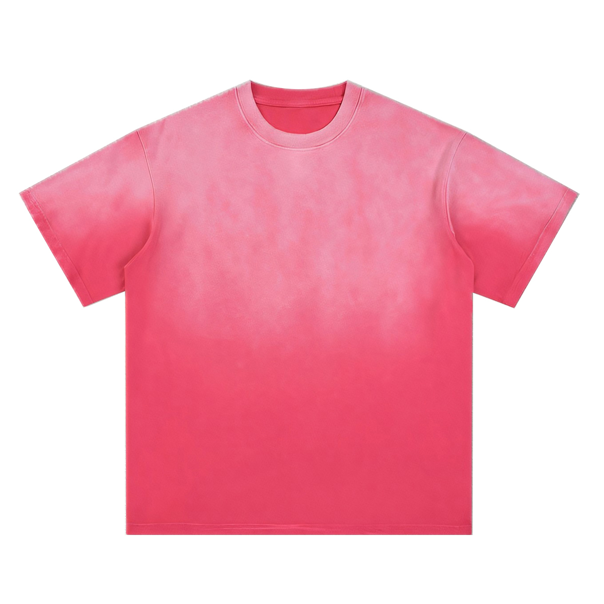270g washed spray horse chestnut pure cotton T-shirt,MY SHOP,270g washed spray horse chestnut pure cotton T-shirt