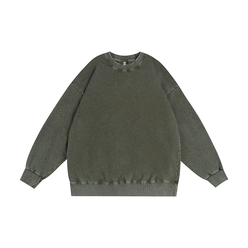 350g washed and used stir fried snowflake round neck hoodie,MY SHOP,350g washed and used stir fried snowflake round neck hoodie