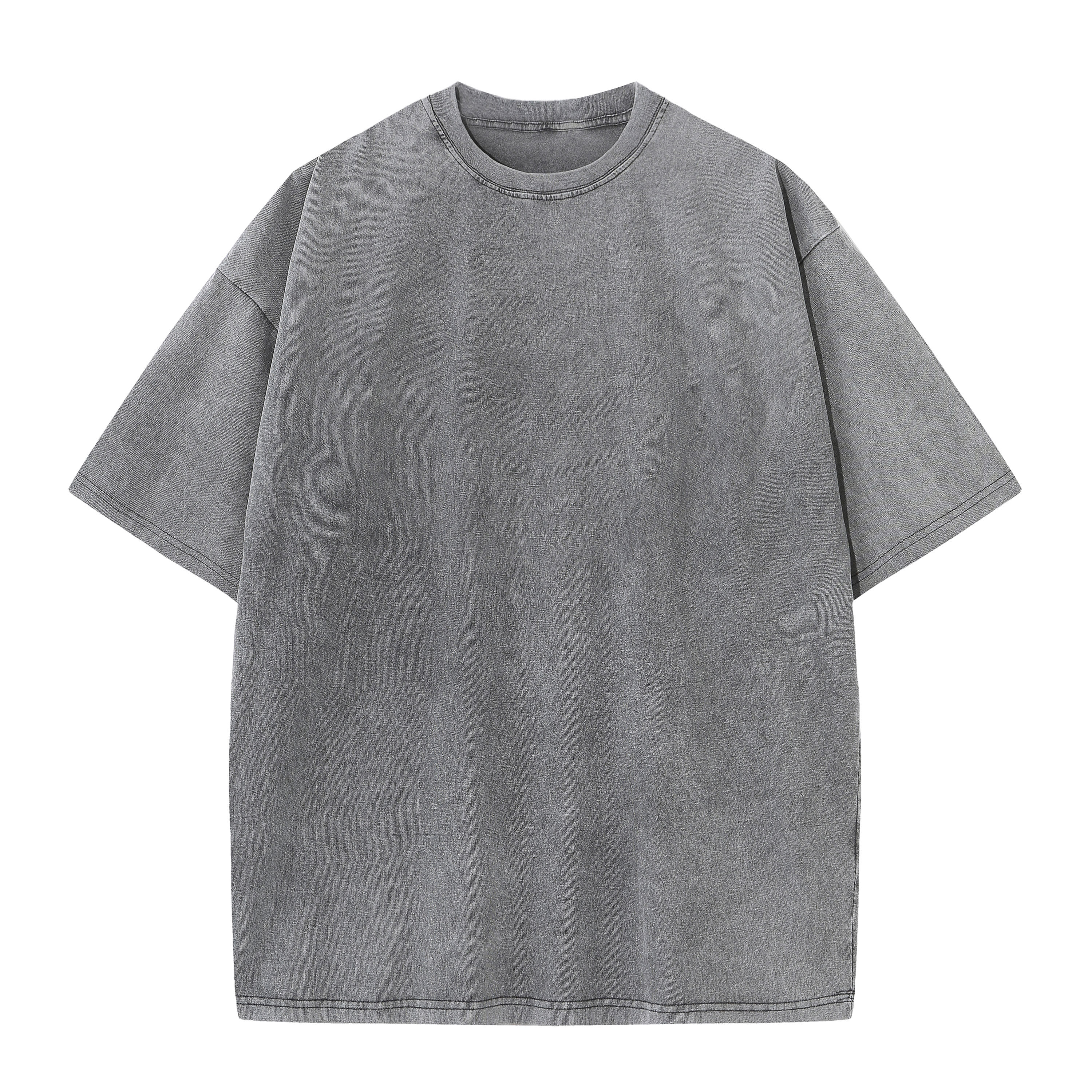 230g washed old stir fried snowflake pure cotton T-shirt,MY SHOP,230g washed old stir fried snowflake pure cotton T-shirt