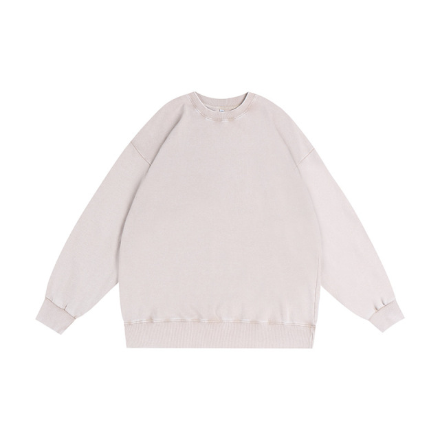 350g washed and used stir fried snowflake round neck hoodie,MY SHOP,350g washed and used stir fried snowflake round neck hoodie
