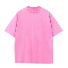 230g washed old stir fried snowflake pure cotton T-shirt,MY SHOP,230g washed old stir fried snowflake pure cotton T-shirt