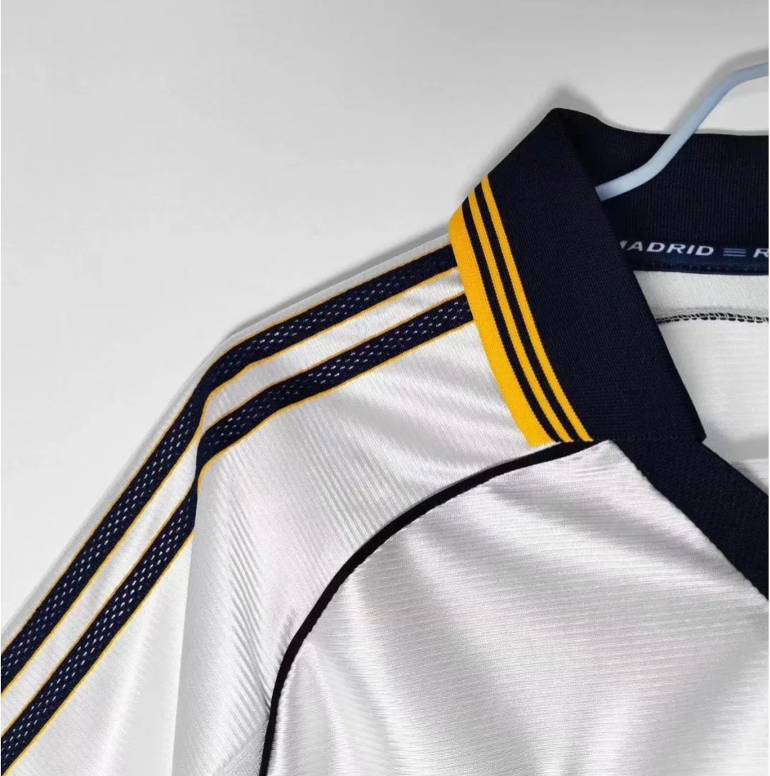 Real Madrid Retro Jersey Home Shirt 1998-00