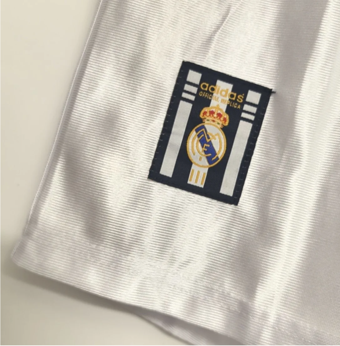 Real Madrid Retro Jersey Home Shirt 1998-00