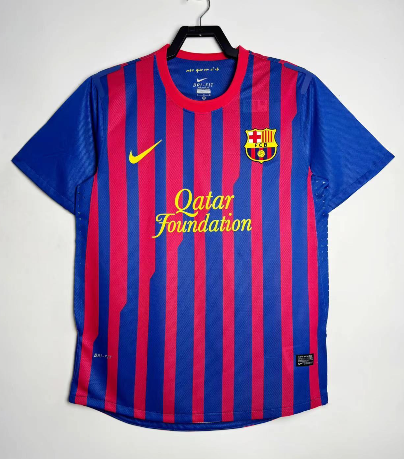 11-12 Barcelona Retro Jersey Home Soccer Shirt