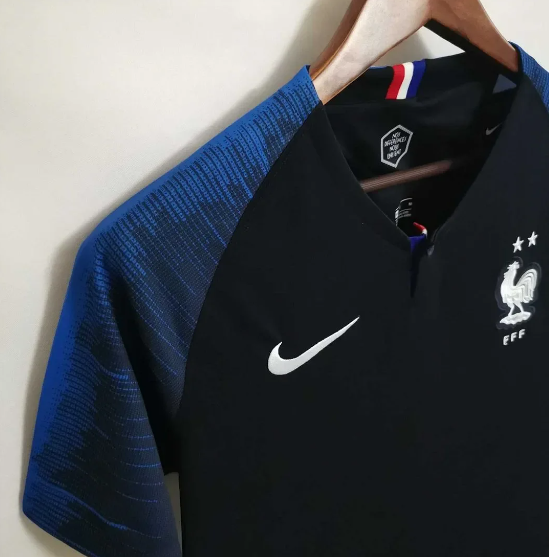 2018 France World Cup Champion 2 Stars Home Retro Jersey