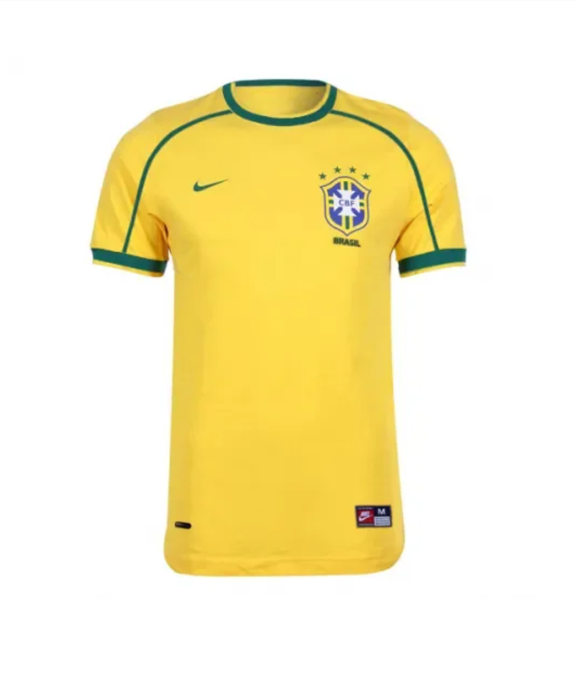 Brazil Retro Jersey Home World Cup 1998
