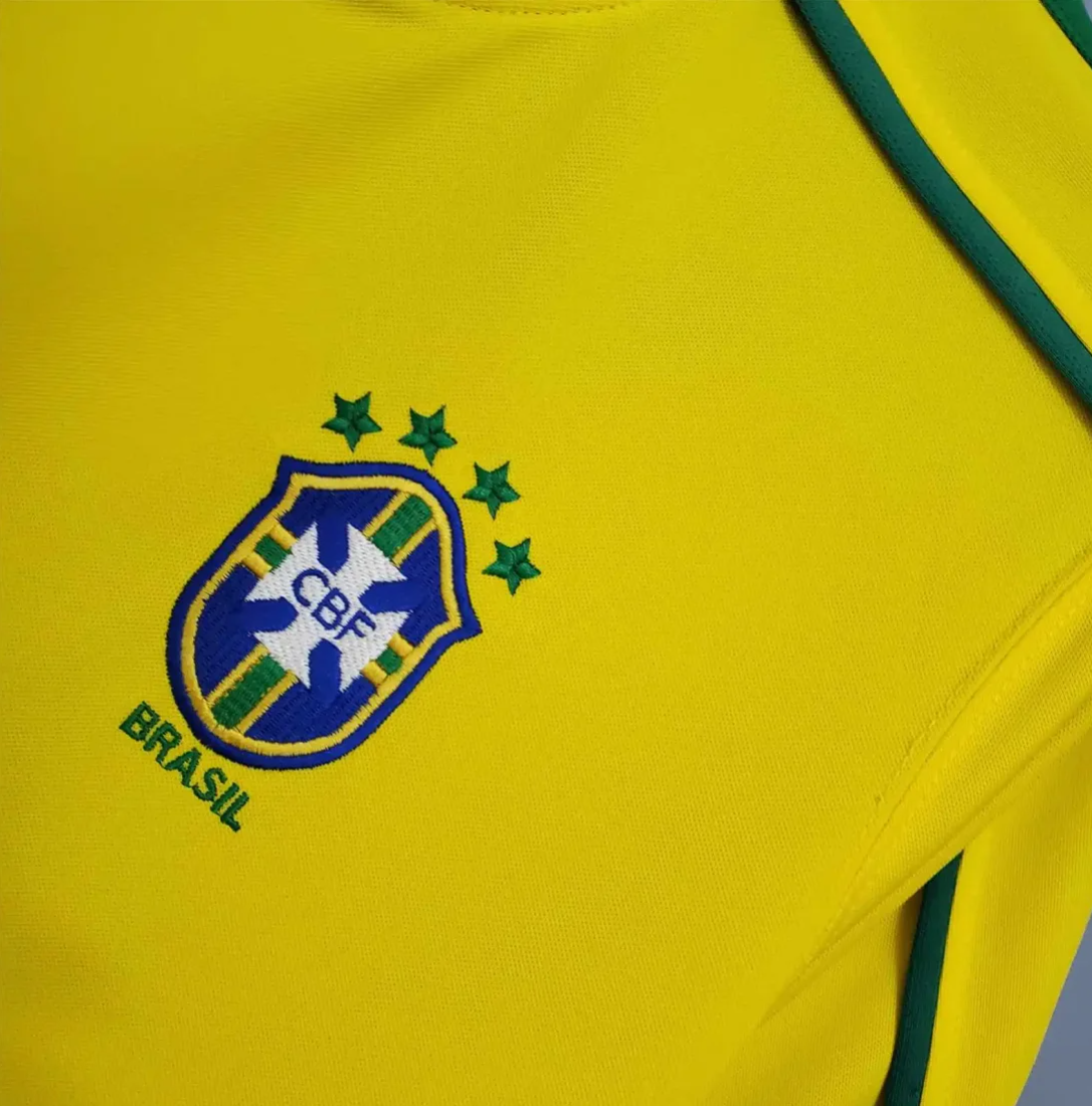 Brazil Retro Jersey Home World Cup 1998