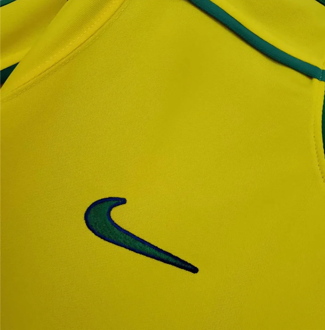 Brazil Retro Jersey Home World Cup 1998