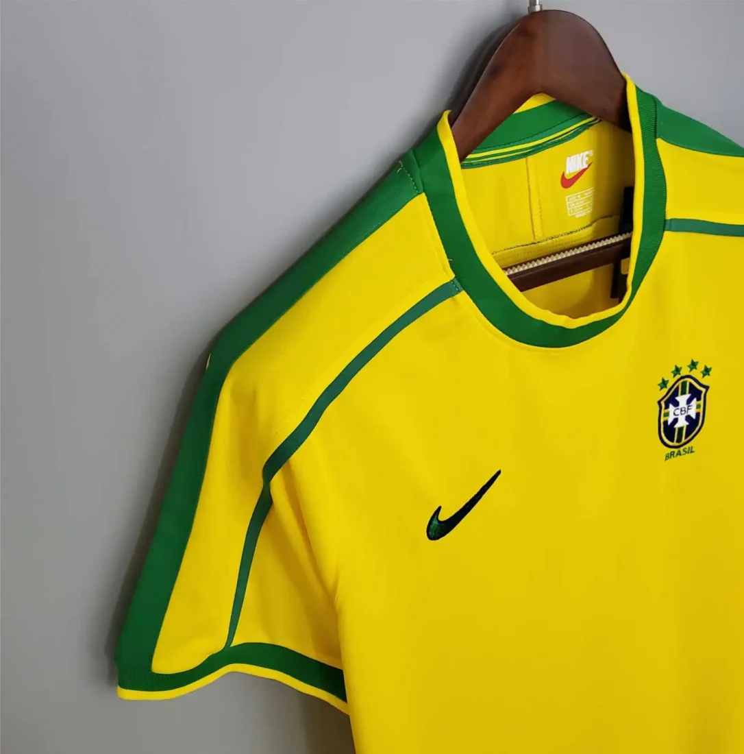 Brazil Retro Jersey Home World Cup 1998