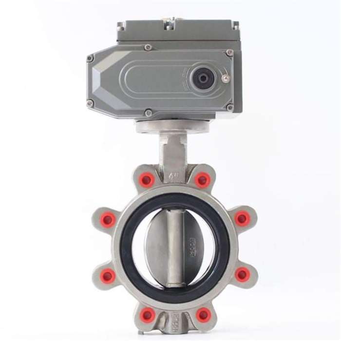 Electric actuator and stainless steel valve assembly, representative of Diefei electric ball valve options