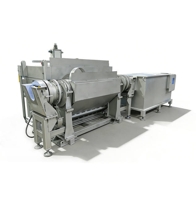 Tilting In-line Degassing Unit
