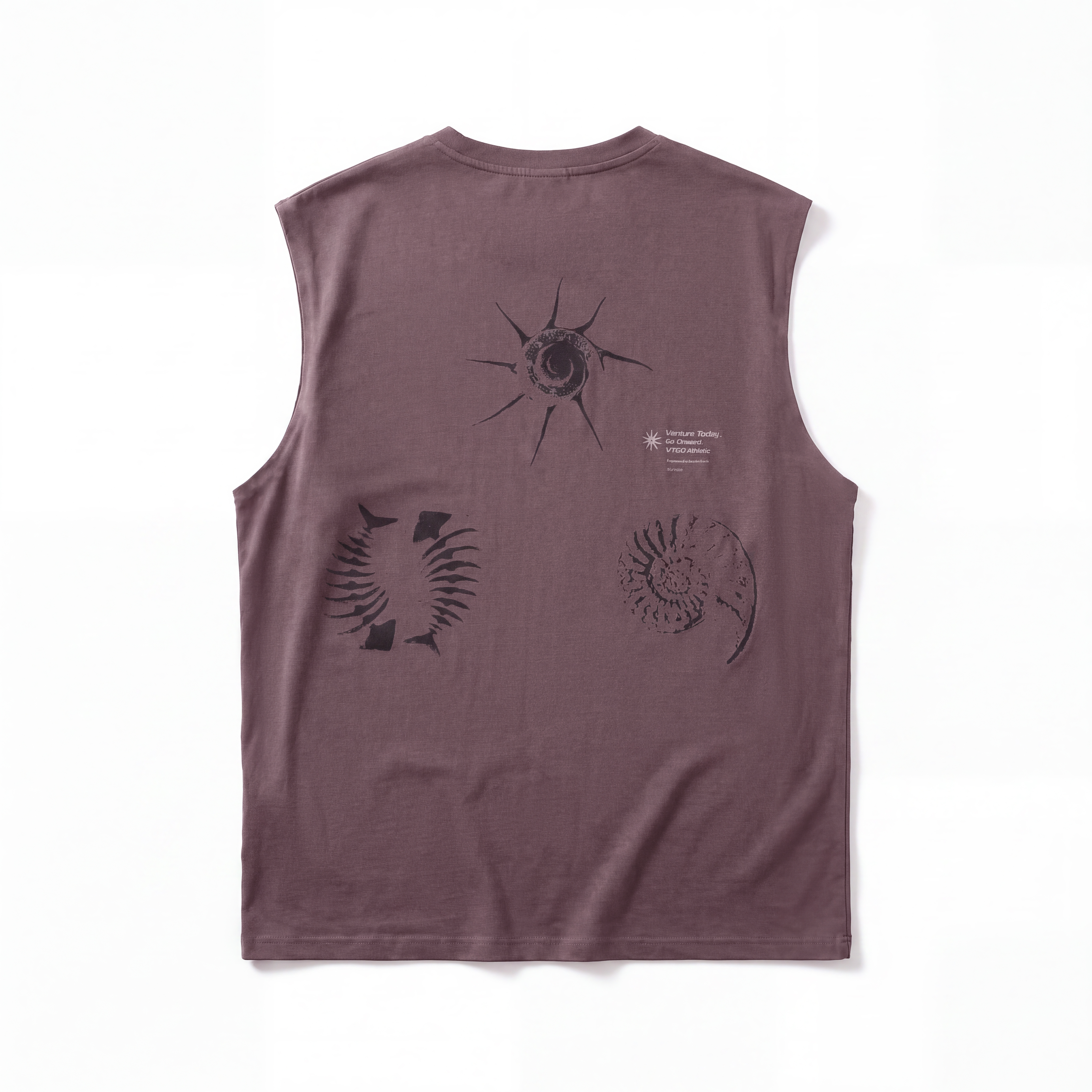 Sea Fossil Quick-Dry Tank - Coral Purple