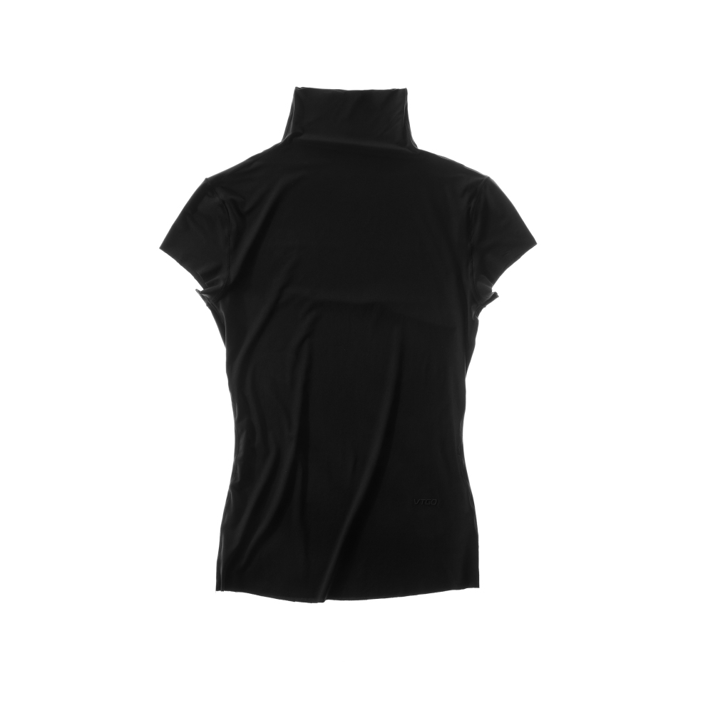 Zero-Pressure Stand-Collar Tee