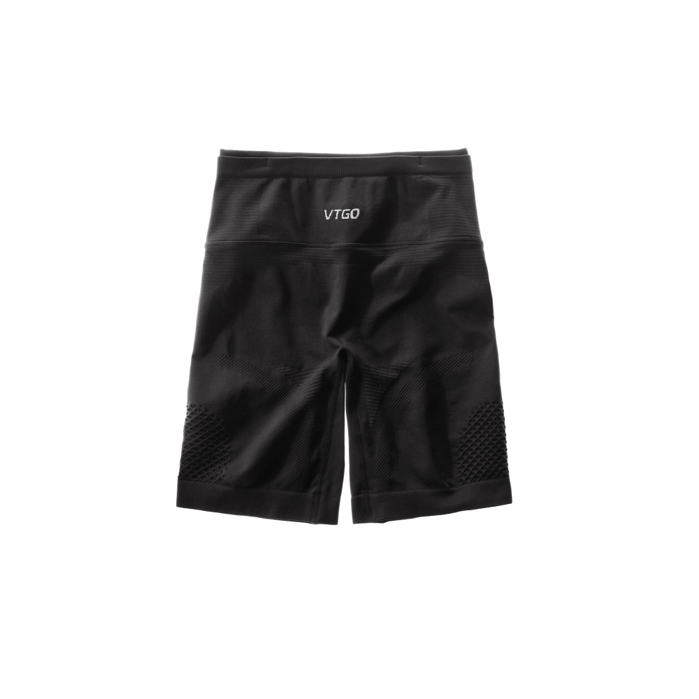 Seamless Compression Shorts with Hidden Waist Pocket