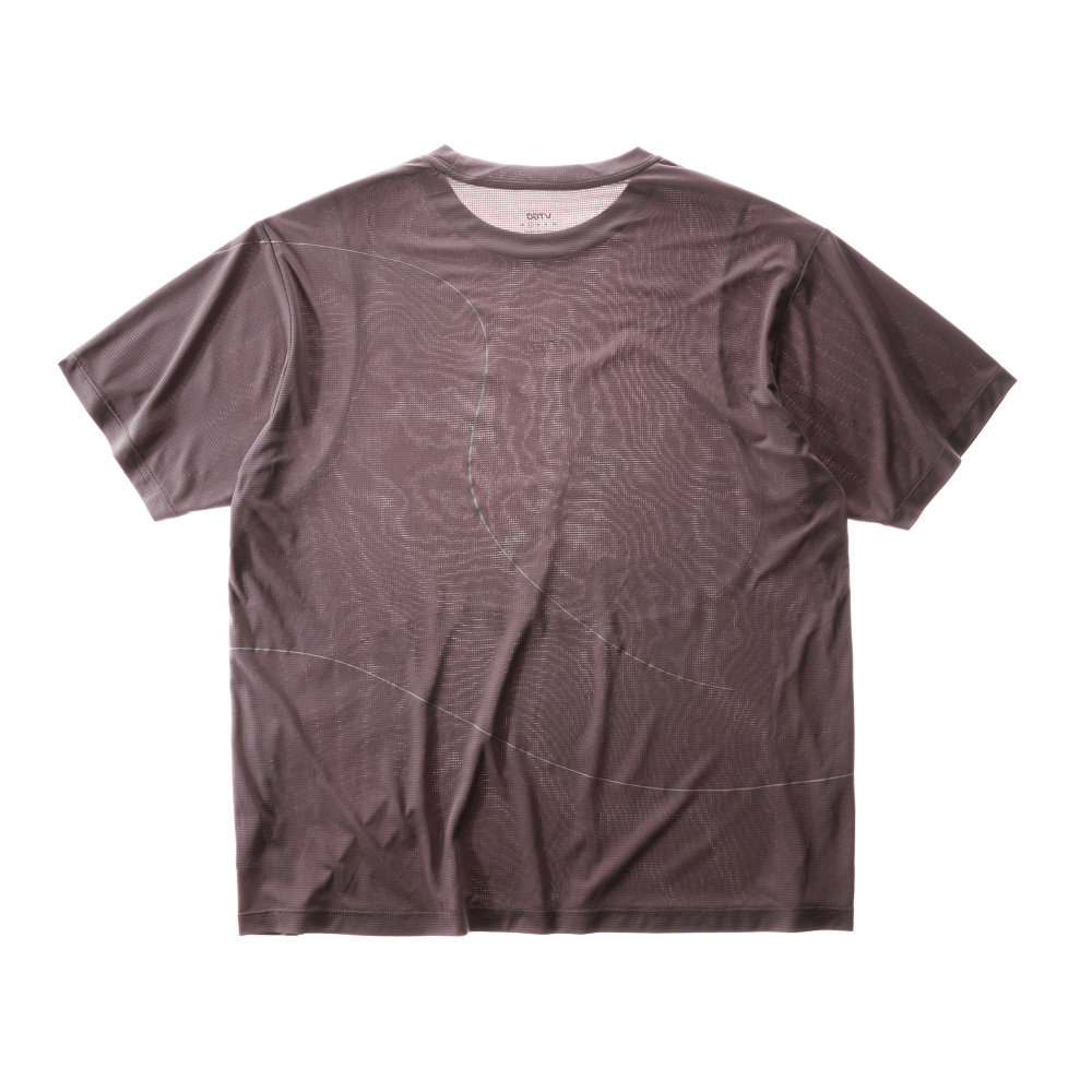 Lightweight Reflective-Print Short-Sleeve Training Tee