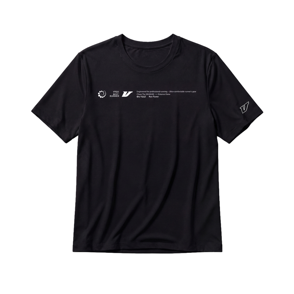 Cool-Feel Seamless Training Tee - Black