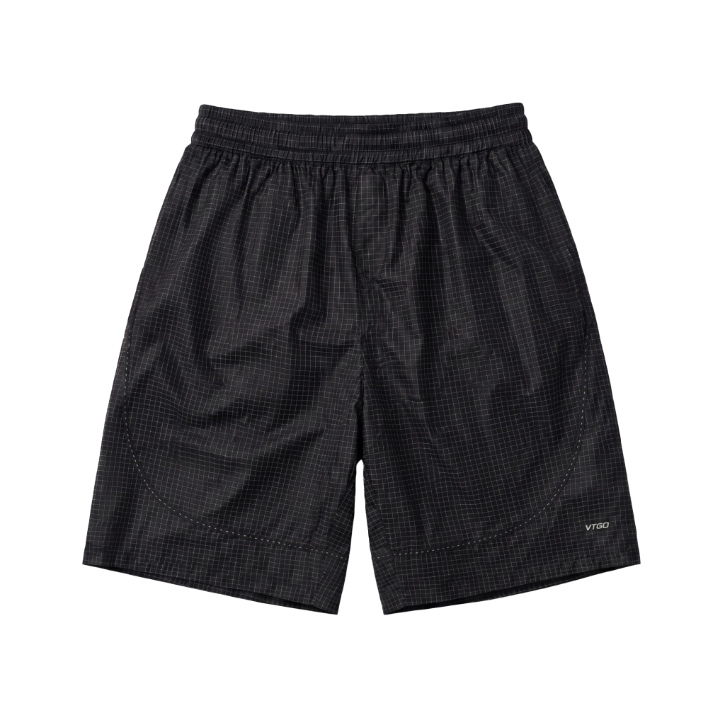 R02 Rain Shell Knee-Length Shorts - Black