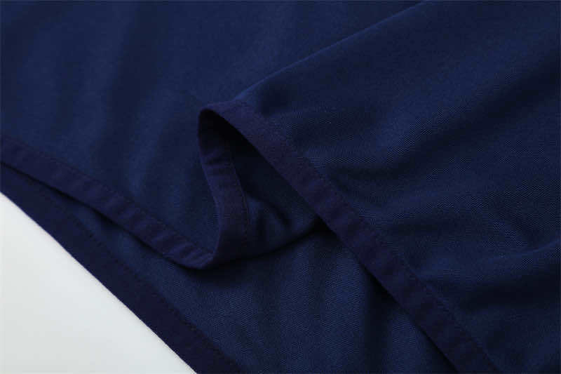 1213 season Real Madrid CF royal blue Half pull training suit
