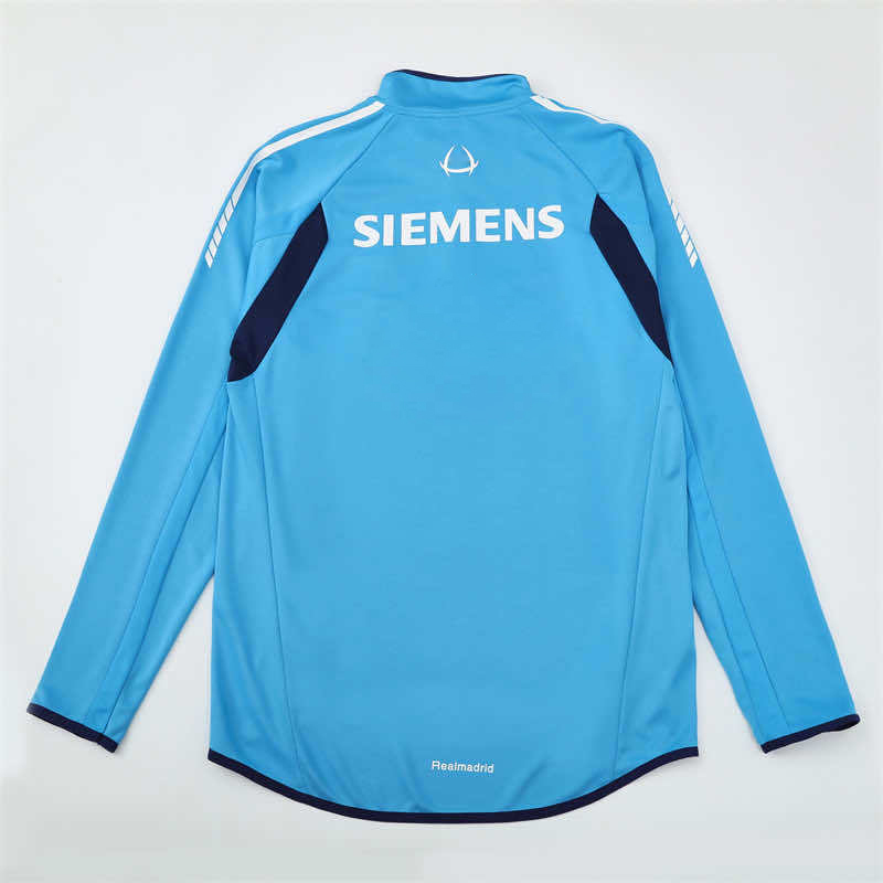 0506 season Real Madrid CF light blue Half pull training suit