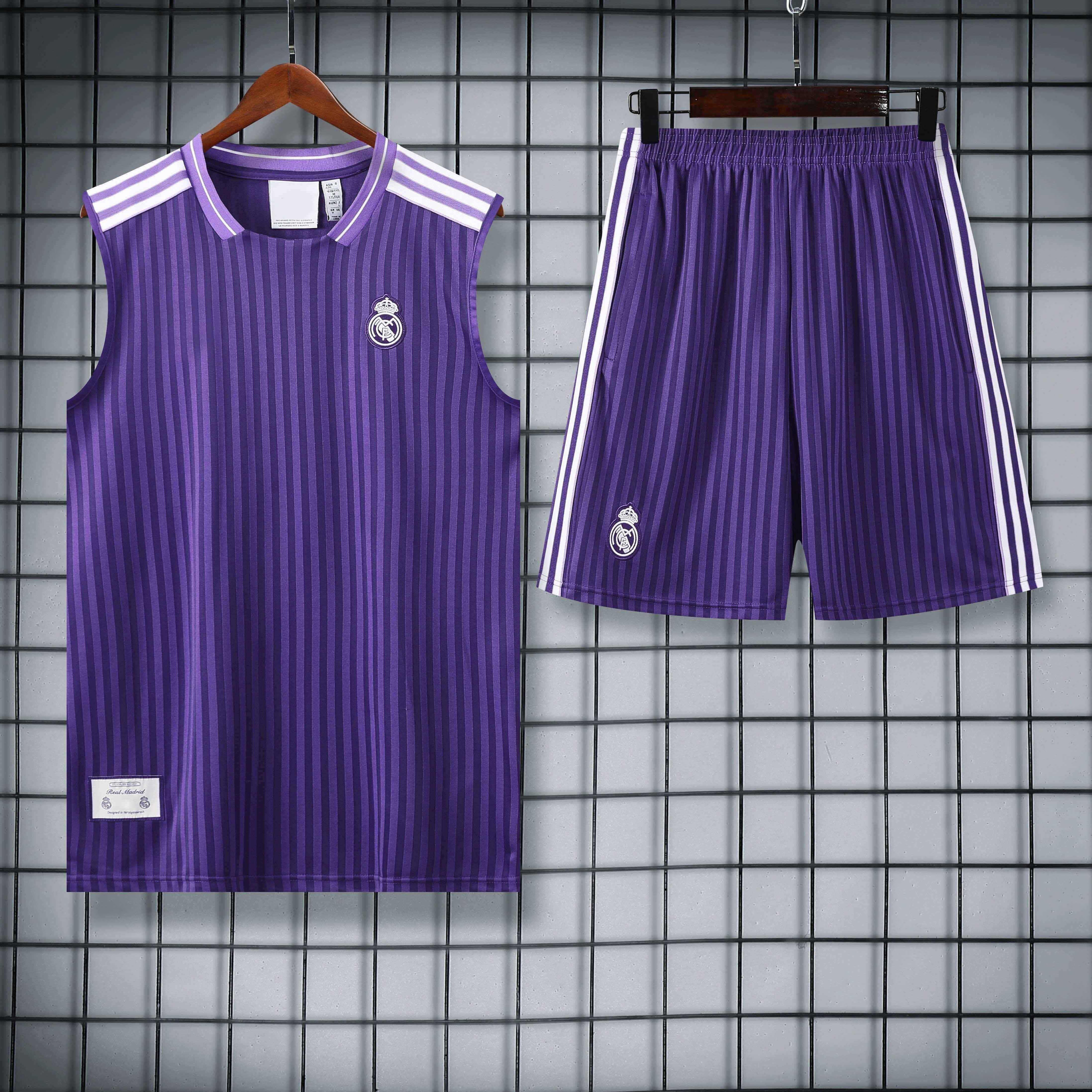 2526 season Real Madrid CF Training clothes suit vest Fan version
