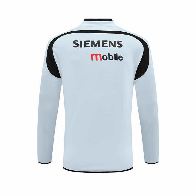 0405 season Real Madrid CF light gray Half pull training suit