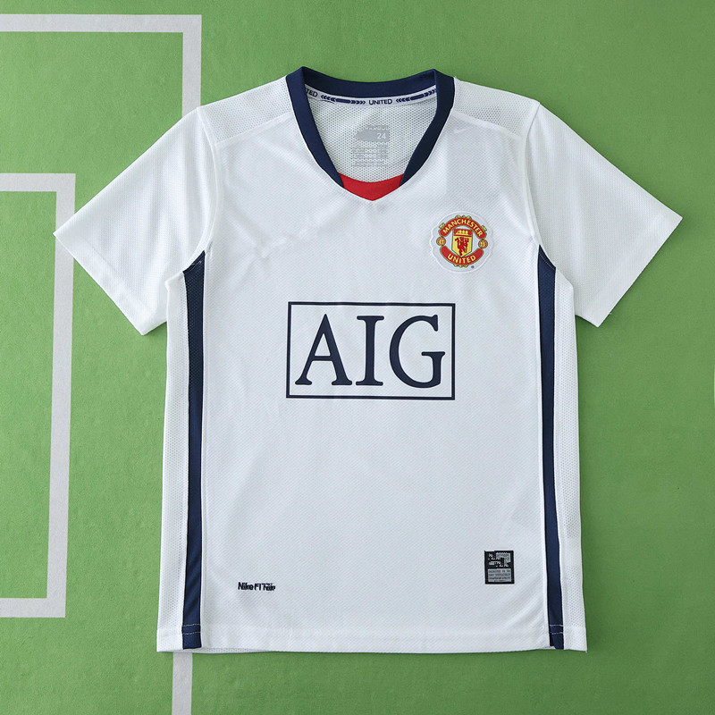 0809 Manchester United F.C. away retro Kids kit