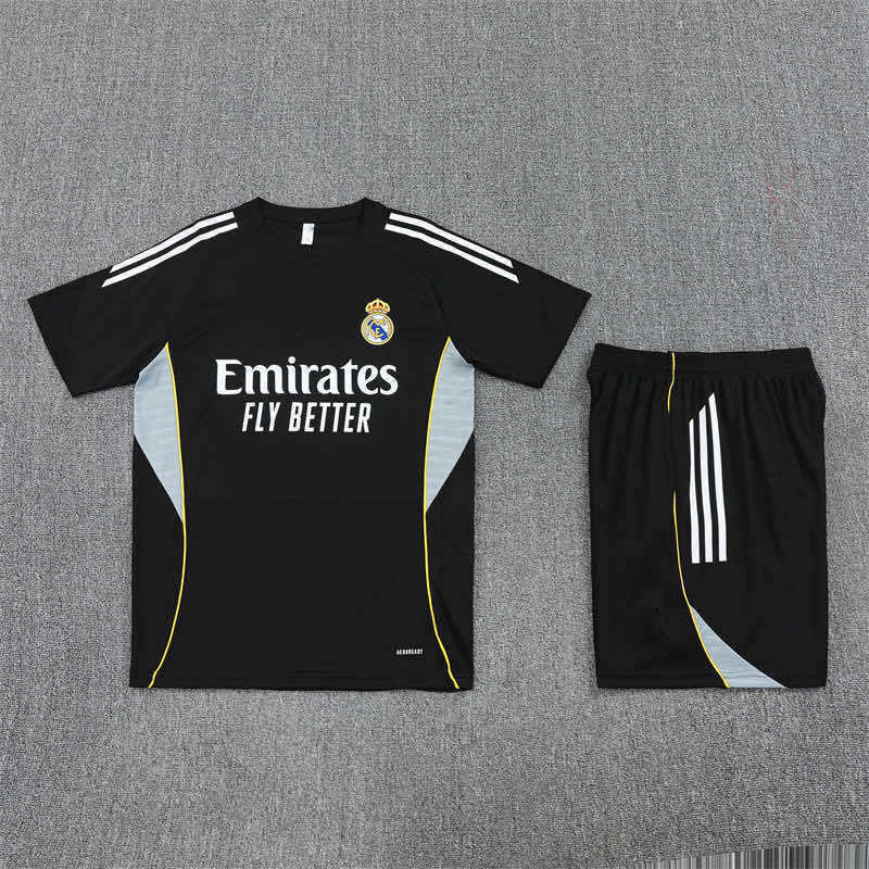 2526 season Real Madrid CF Training clothes suit Short sleeve Fan version