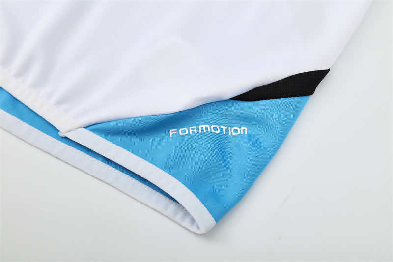 1213 season Real Madrid CF white Half pull training suit