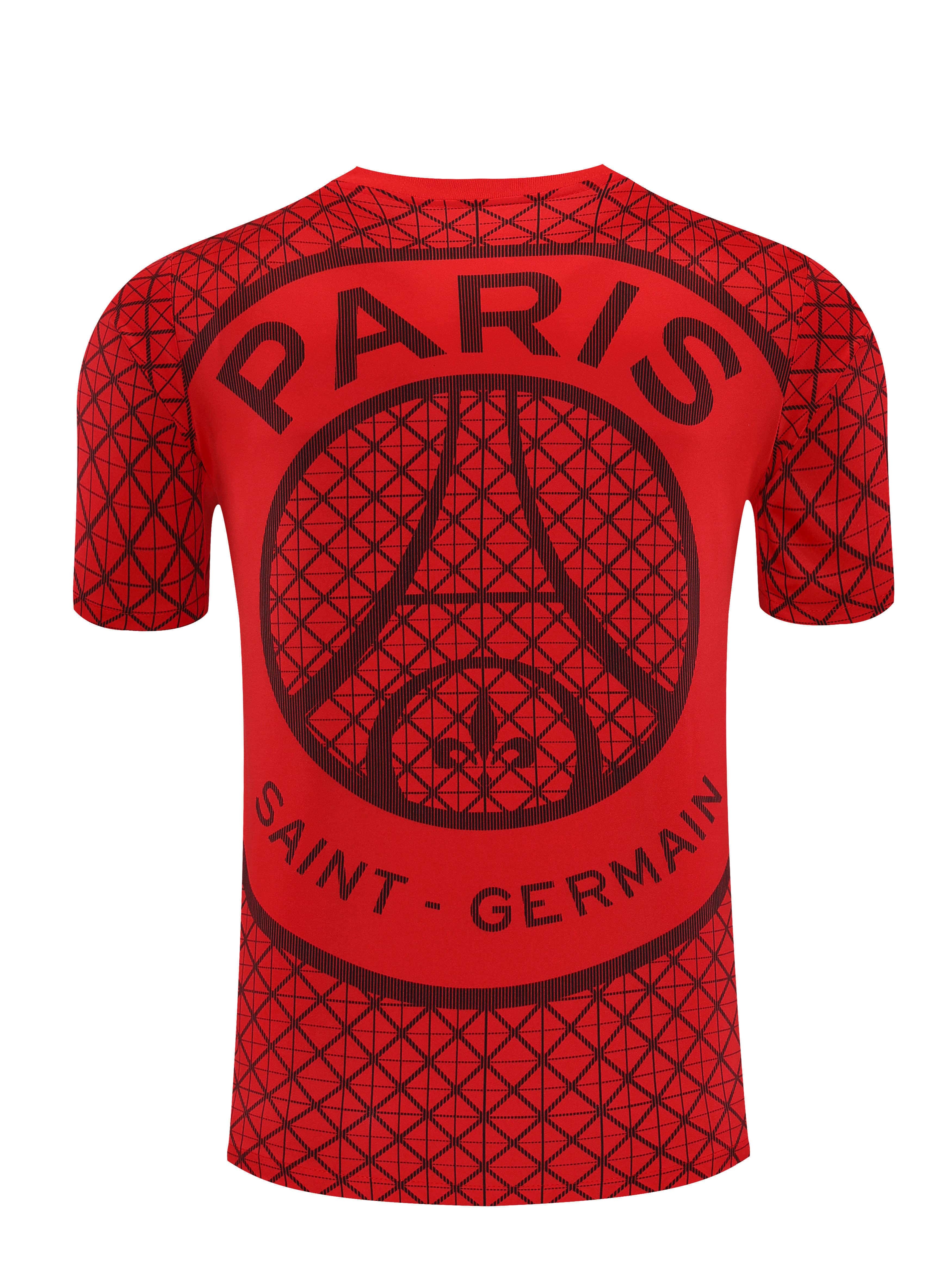 2526 season Paris Saint-Germain F.C. Training clothes suit Short sleeve Fan version