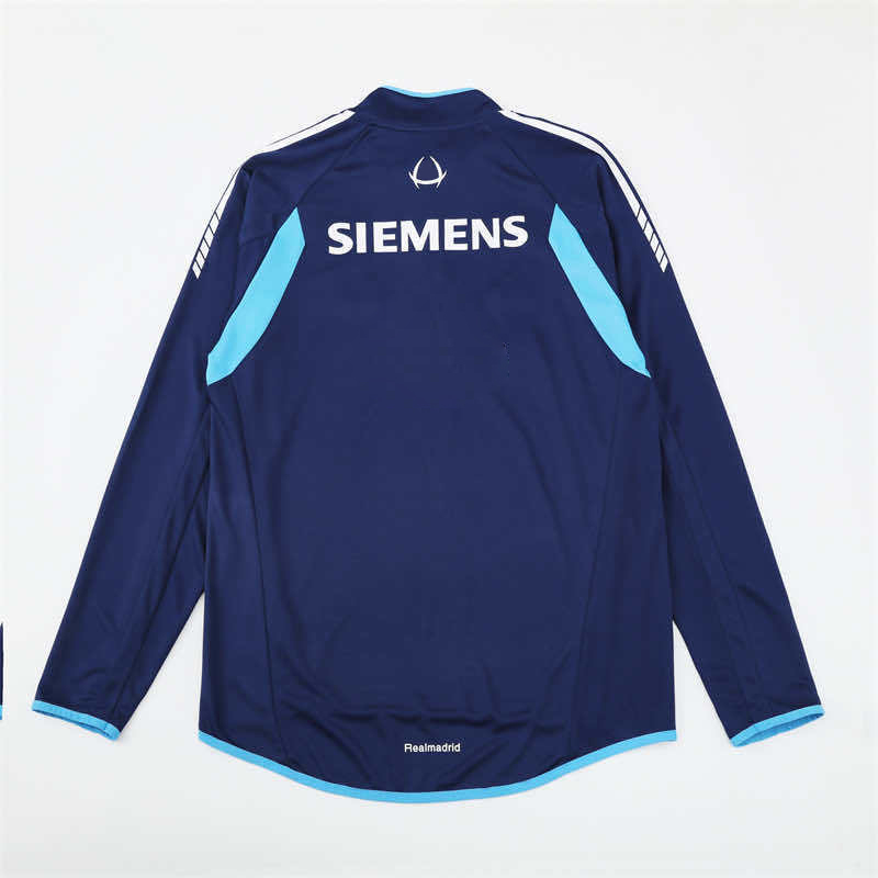 0506 season Real Madrid CF royal blue Half pull training suit