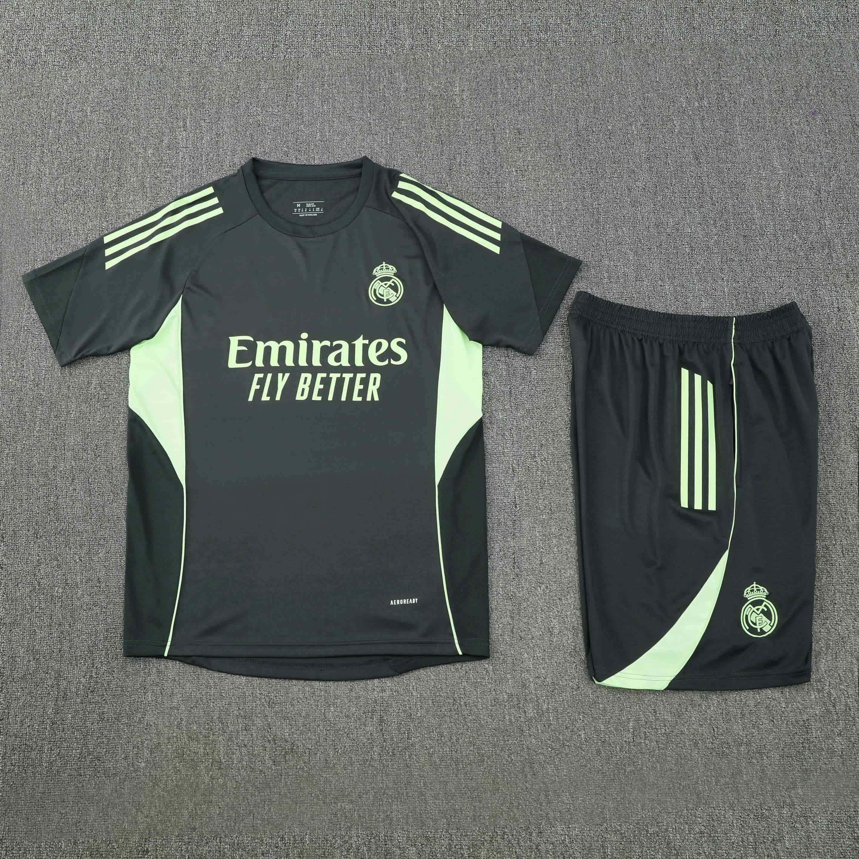 2526 season Real Madrid CF Training clothes suit Short sleeve Fan version