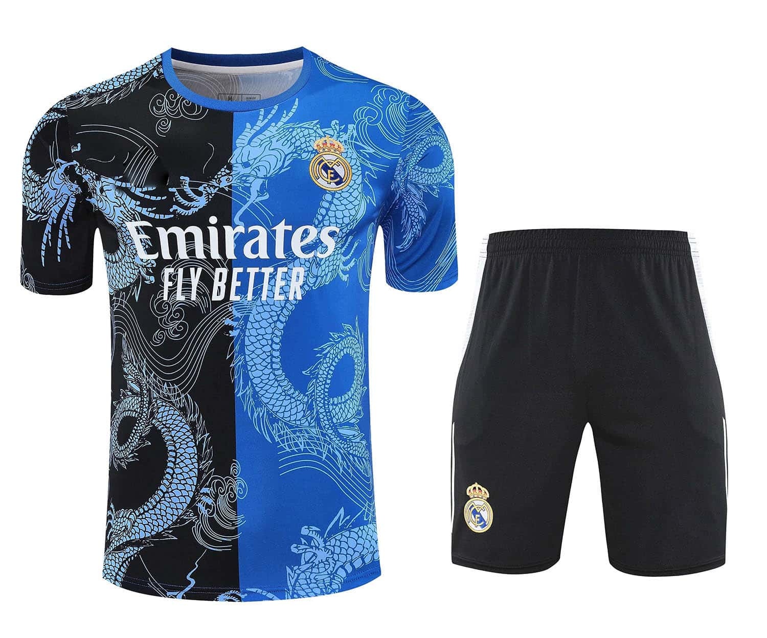 2526 season Real Madrid CF Training clothes suit Short sleeve Fan version