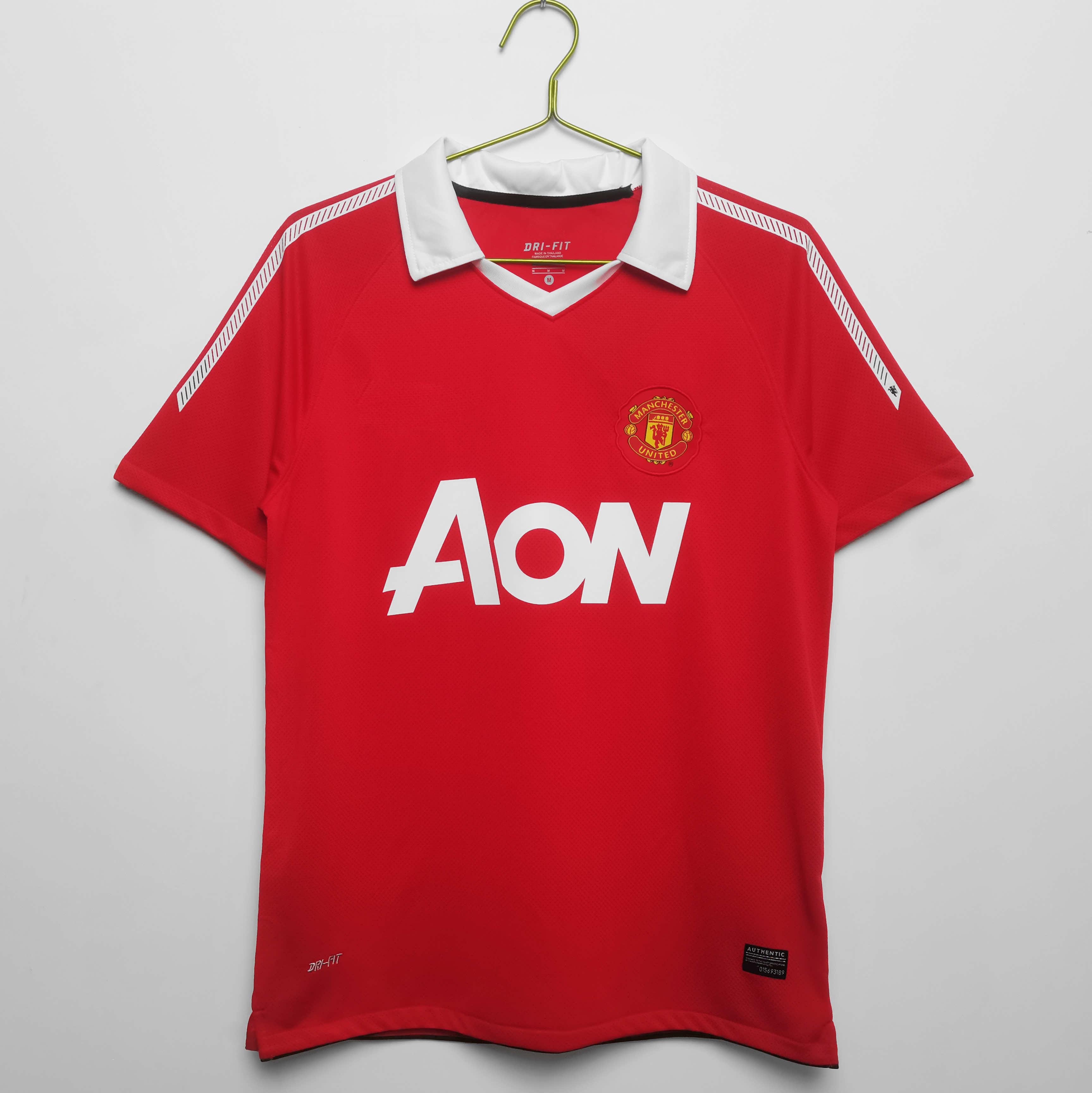 1011 season Manchester United home retro Fan version
