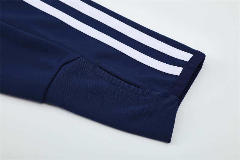 1213 season Real Madrid CF royal blue Half pull training suit