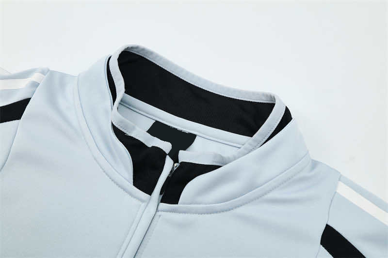 0405 season Real Madrid CF light gray Half pull training suit