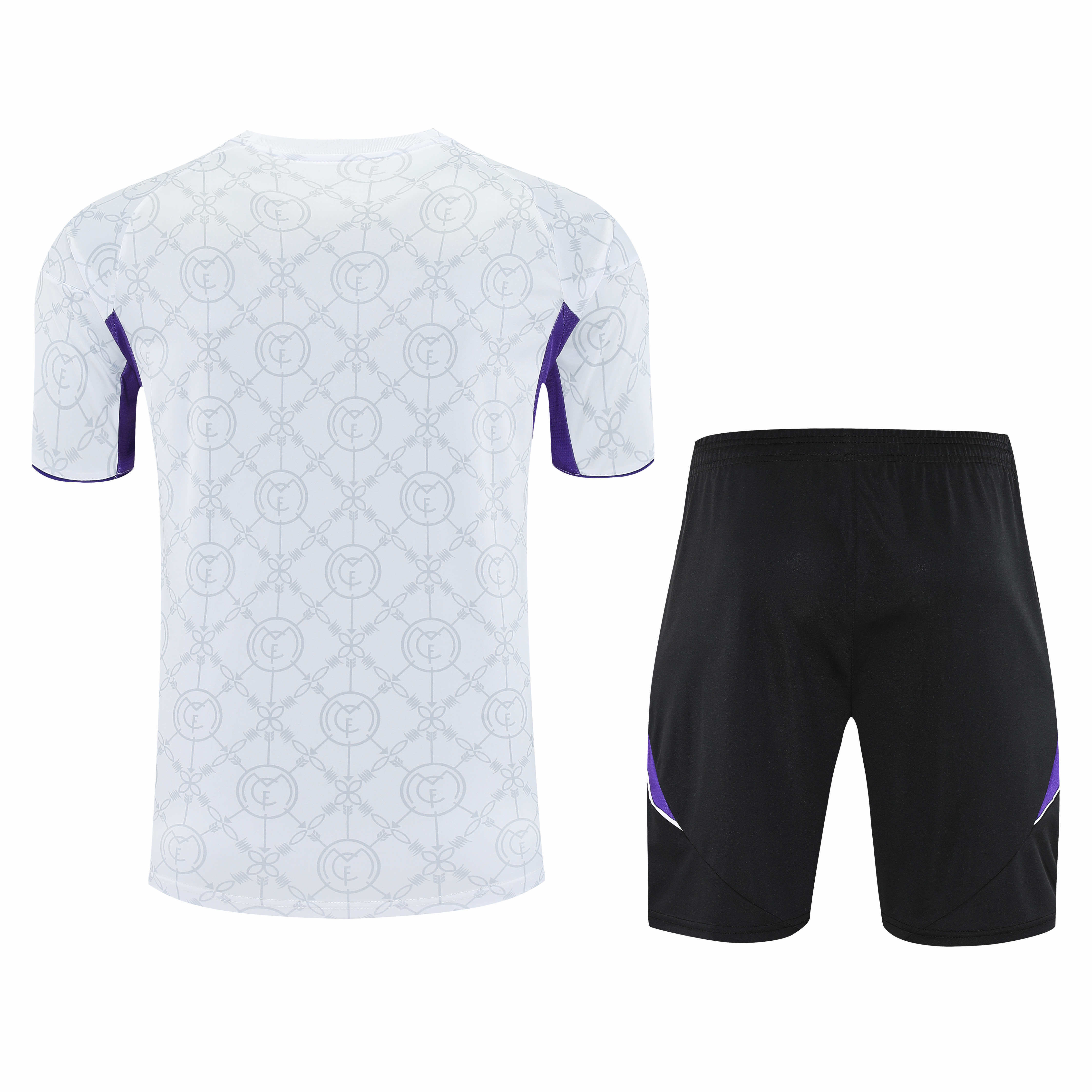 2526 season Real Madrid CF Training clothes suit Short sleeve Fan version