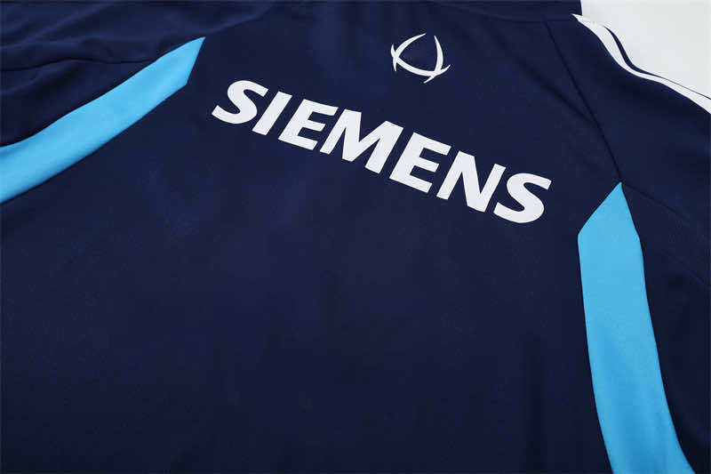 0506 season Real Madrid CF royal blue Half pull training suit
