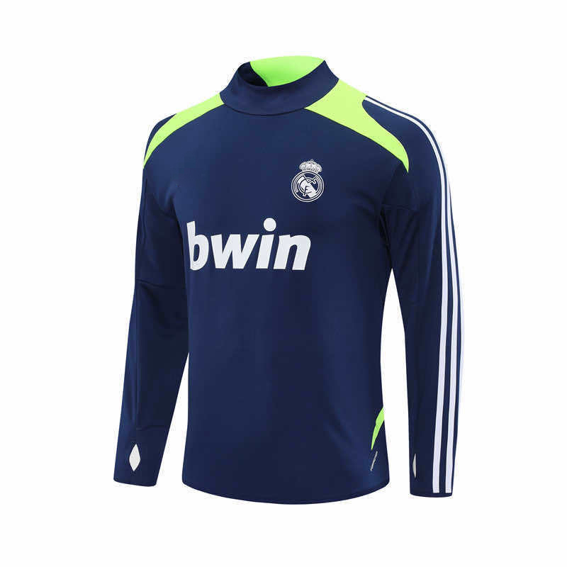 1213 season Real Madrid CF royal blue Half pull training suit
