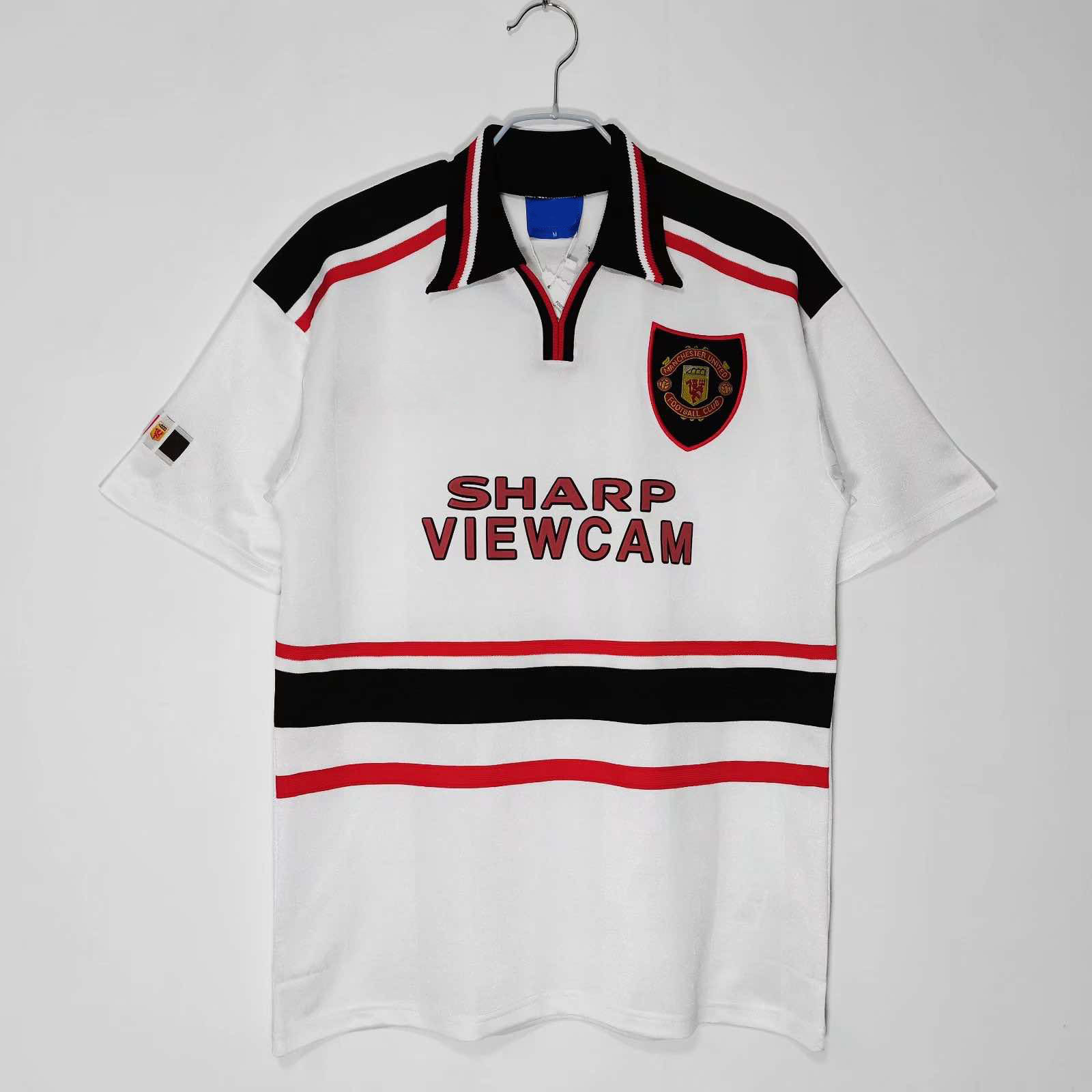 9899 season Manchester United away retro Fan version