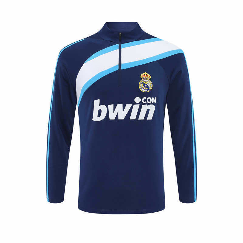 0910 season Real Madrid CF royal blue Half pull training suit