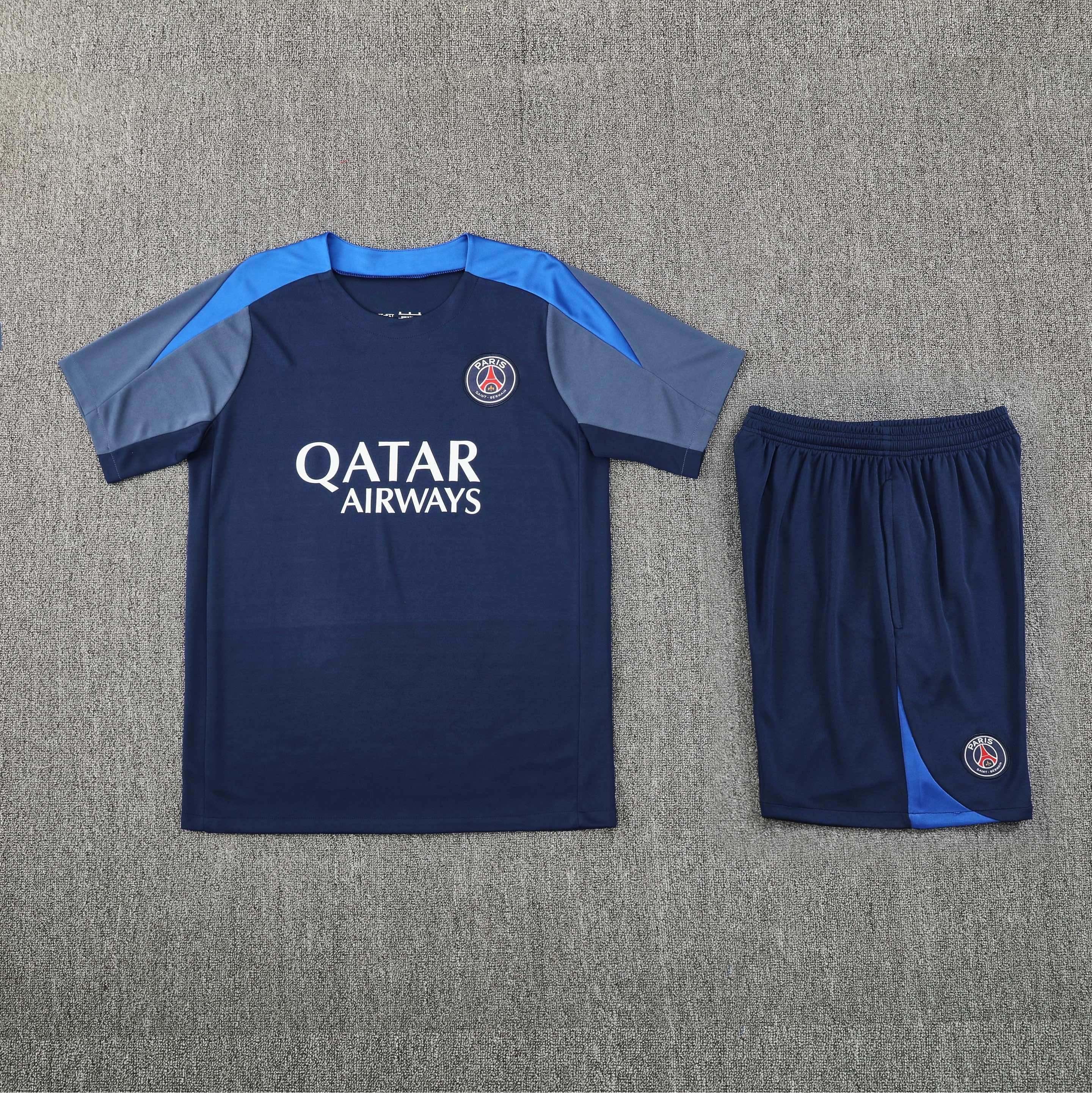 2526 season Paris Saint-Germain F.C. Training clothes suit Short sleeve Fan version