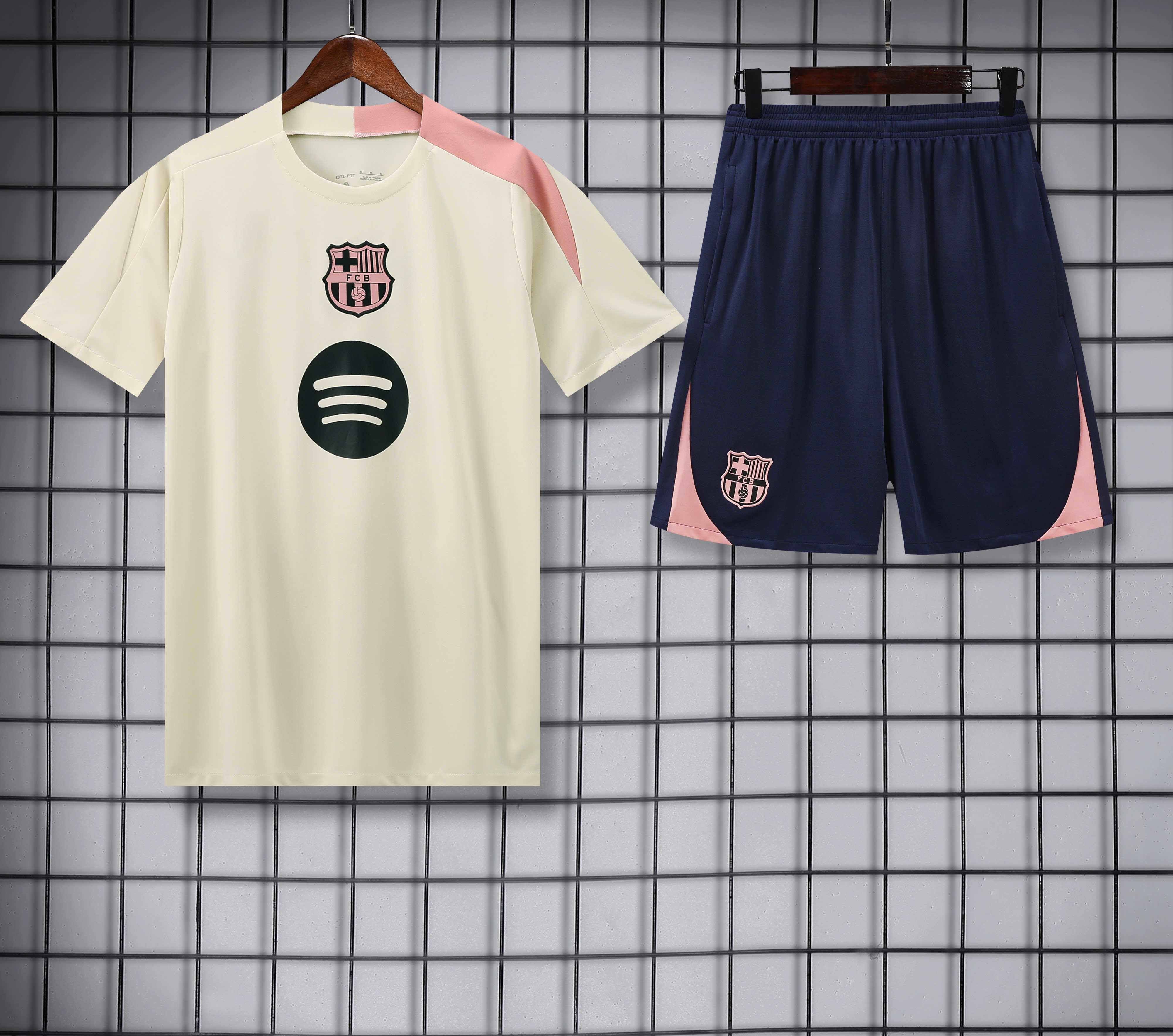 2526 season FC Barcelona / Barça Training clothes suit Short sleeve Fan version