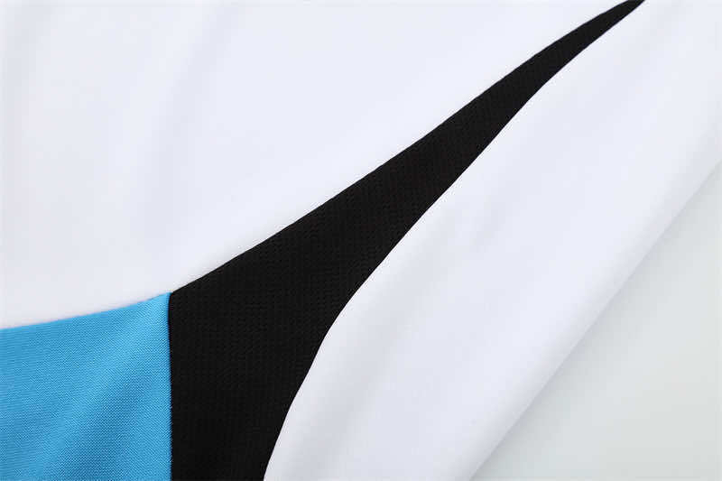 1213 season Real Madrid CF white Half pull training suit