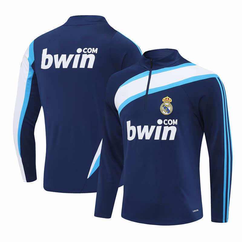 0910 season Real Madrid CF royal blue Half pull training suit