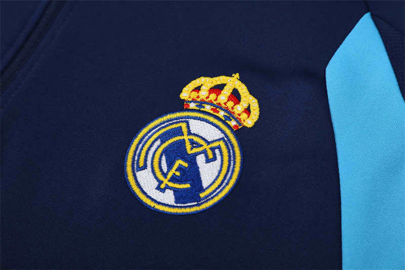 0506 season Real Madrid CF royal blue Half pull training suit